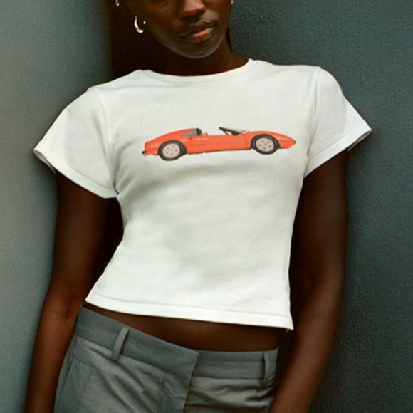 NWT Realisation Par Topless! Bady Tee - White - Picture 7 of 10